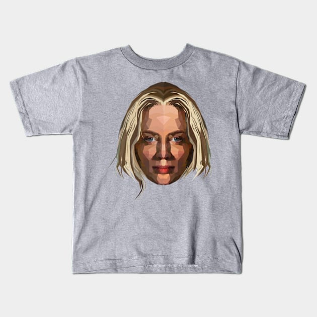 Emily Blunt Kids T-Shirt by Worldengine